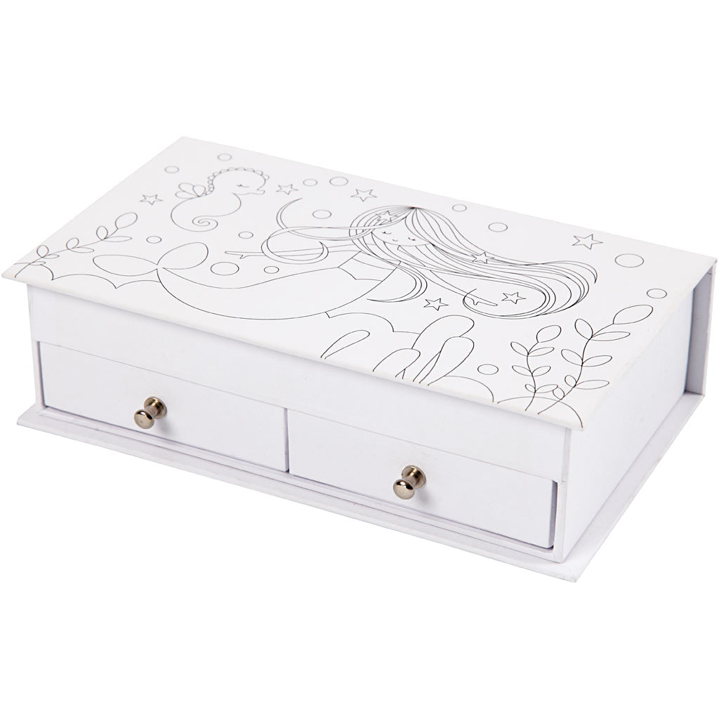 Creativ Company - Creativ Company Https://www.cchobby.nl/sieradendoos-afm-18x10-5x5-cm-wit-1-stuk