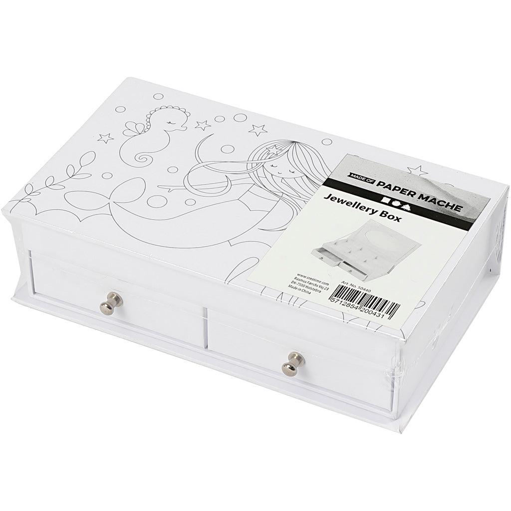 Creativ Company - Creativ Company Https://www.cchobby.nl/sieradendoos-afm-18x10-5x5-cm-wit-1-stuk
