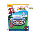 Disney spidey and friends 3 rings zwembad + strandbal donkerblauw rood