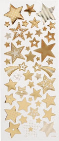 Creativ company stickers goud sterren, 1 vel
