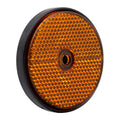 - Ronde reflector 60 mm. oranje