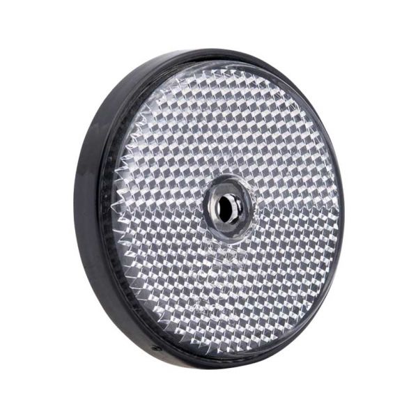 - Ronde reflector 60 mm. wit