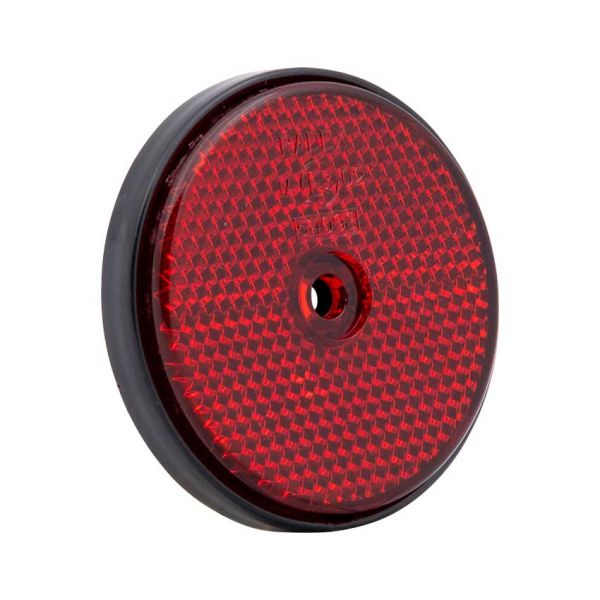 - Ronde Reflector 60 mm. rood