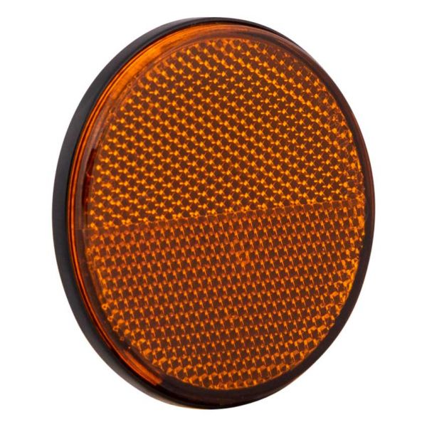 - Reflector rond 70 mm. oranje plak