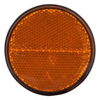 - Reflector rond 70 mm. oranje plak