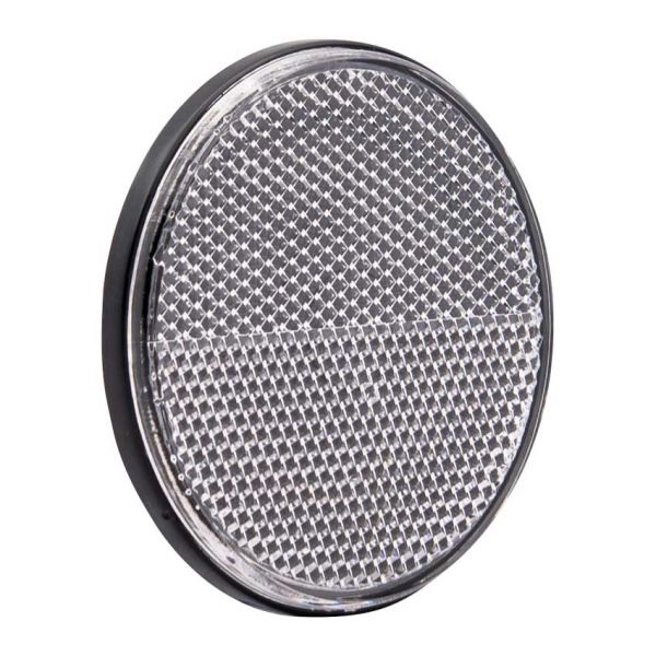 - Reflector rond 70 mm. wit plak