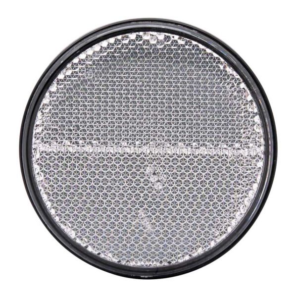 - Reflector rond 70 mm. wit plak