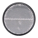 - Reflector rond 70 mm. wit plak