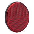 - Reflector rond 70 mm. rood plak