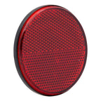 - Reflector rond 70 mm. rood plak