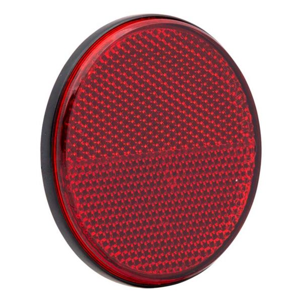 - Reflector rond 70 mm. rood plak