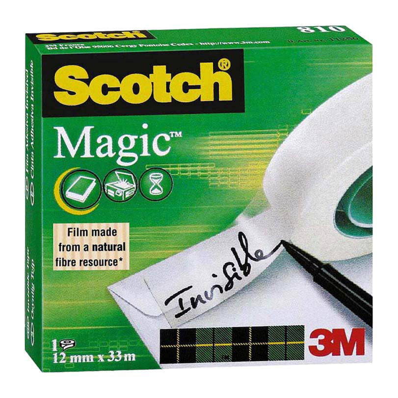 Quantore - Quantore Plakband scotch magic 810 mat - 12mmx33m