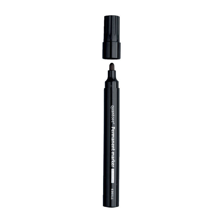 Quantore - Quantore Permanent marker rond 1-1.5mm zwart