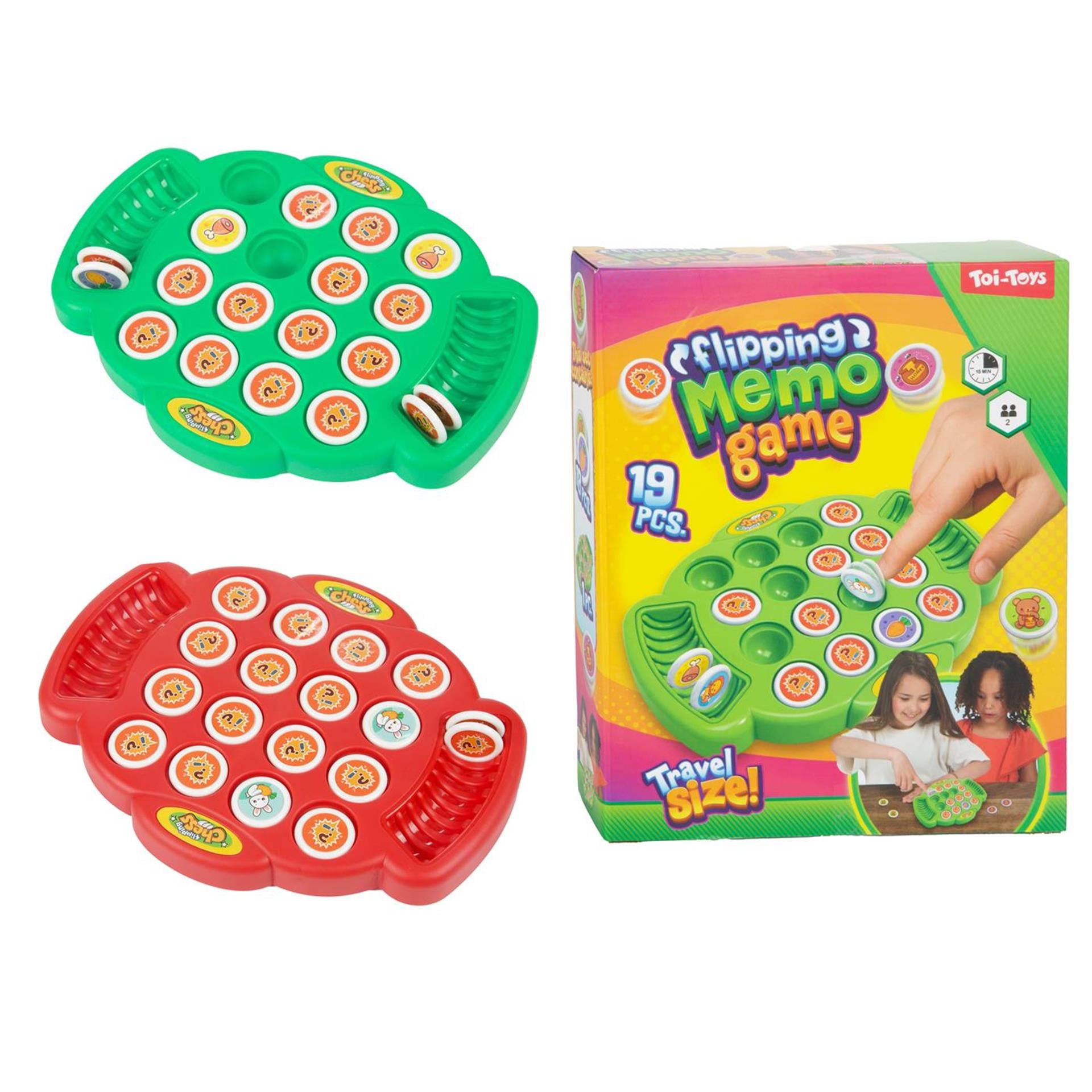 Toi-Toys - Toi-Toys Geheugenspel memo flip over 18st+bord
