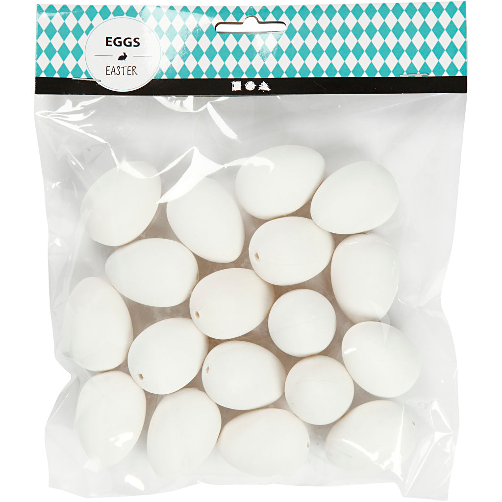Creativ Company - Creativ Company Https://www.cchobby.nl/ei-h-4-cm-d-2-5-cm-wit-18-stuk-1-doos