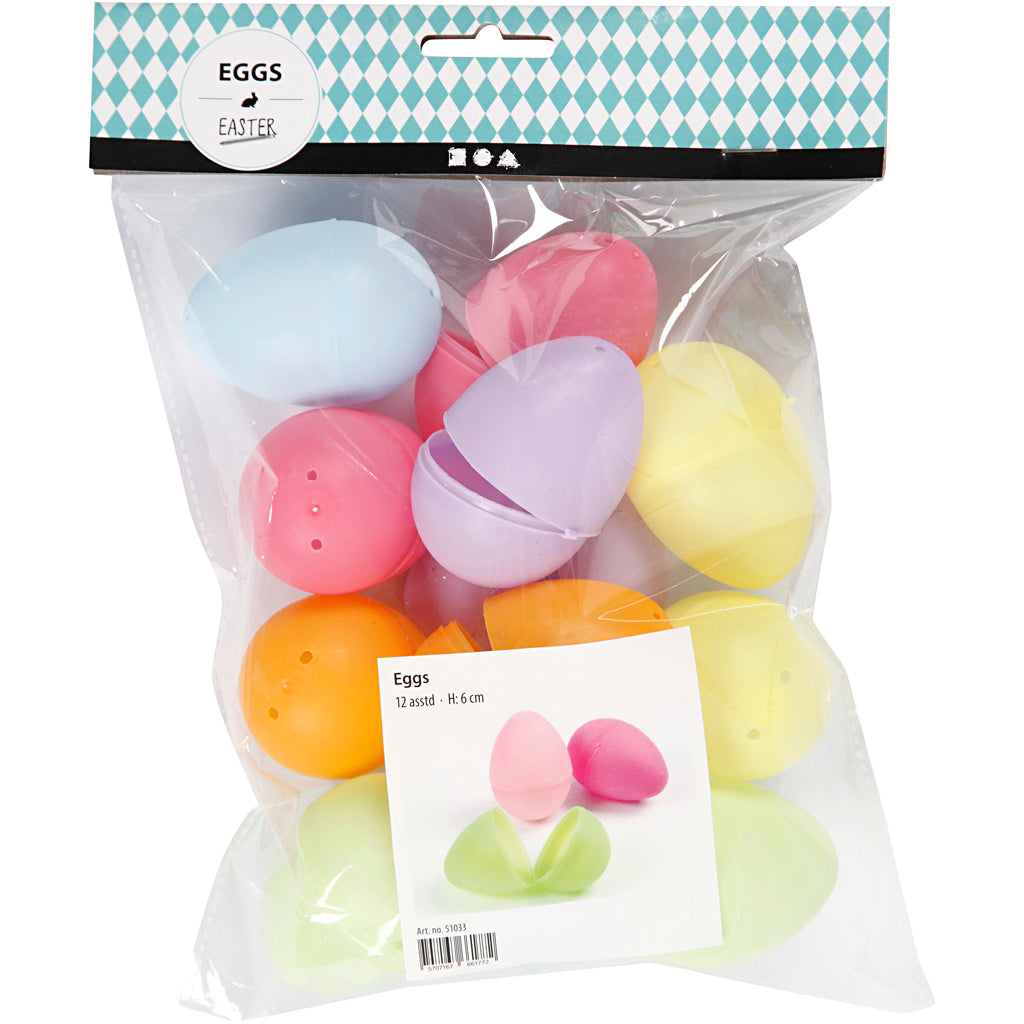 Creativ Company - Creativ Company Https://www.cchobby.nl/eieren-h-6-cm-d-4-cm-pastelkleuren-12-stuk-1-doos