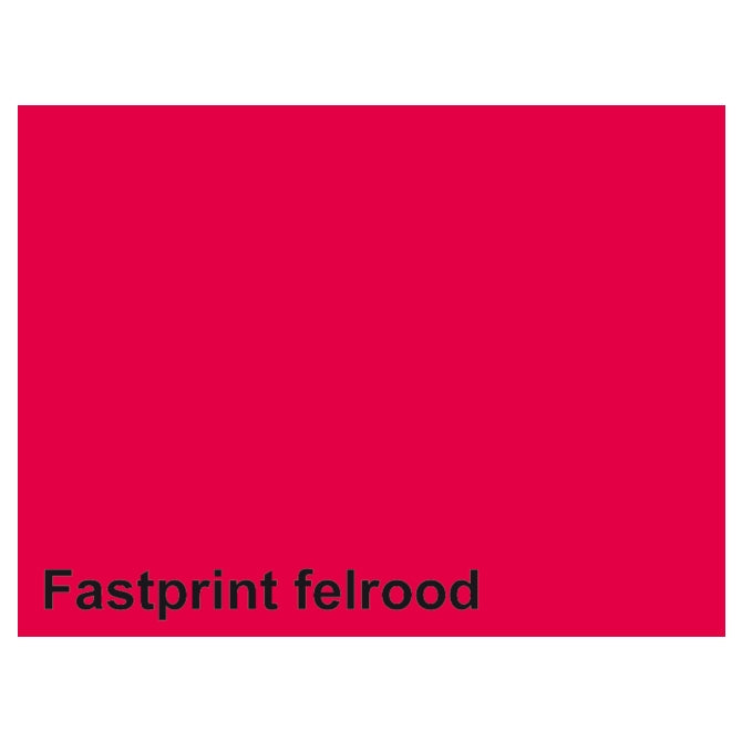Quantore - Quantore Kopieerpapier fastprint a4 80gr felrood 100vel