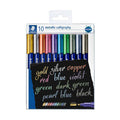 Quantore - Quantore Kalligrafiepennen metallic set - 10 kleuren