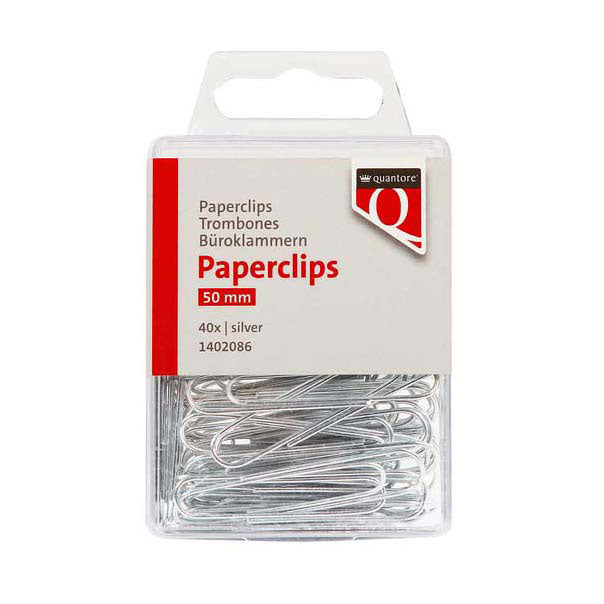 Quantore - Quantore Paperclip 50mm zilver 100st.