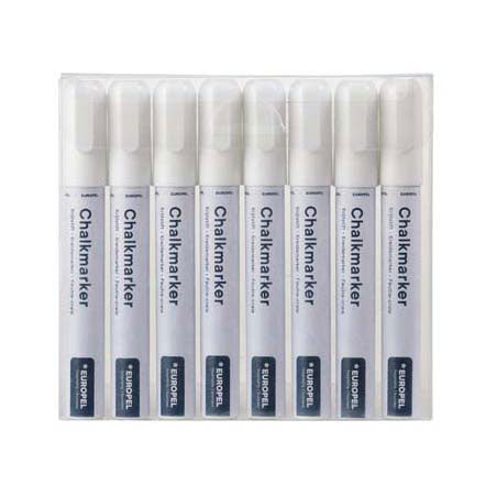Quantore - Quantore Krijtstift europel wit 8st.