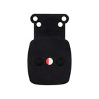 Positielamp wit+rood vierkant