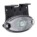 Breedtelamp pendellamp wit + hoeksteun led