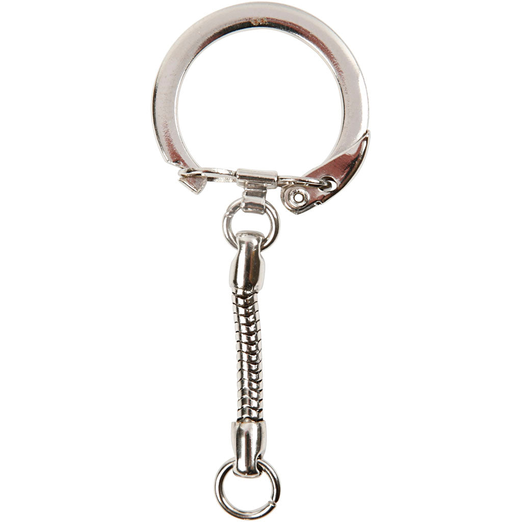 Creativ Company - Creativ Company Https://www.cchobby.nl/sleutelhanger-met-ketting-l-6-cm-d-2-3-cm-5-stuk-1-doos
