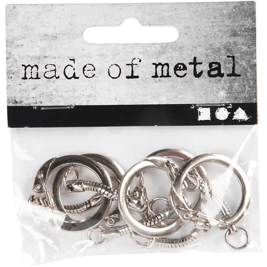 Creativ Company - Creativ Company Https://www.cchobby.nl/sleutelhanger-met-ketting-l-6-cm-d-2-3-cm-5-stuk-1-doos