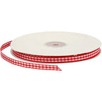Creativ Company - Creativ Company Https://www.cchobby.nl/geruit-lint-b-6-mm-rood-wit-50-m-1-rol