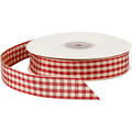Creativ Company - Creativ Company Https://www.cchobby.nl/geruit-lint-b-20-mm-antiek-rood-wit-25-m-1-rol