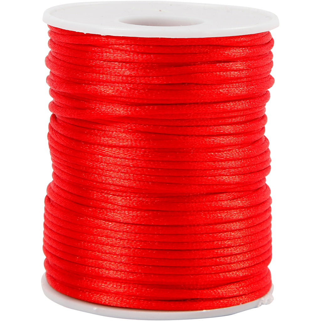 Creativ Company - Creativ Company Https://www.cchobby.nl/satijnkoord-dikte-2-mm-rood-50-m-1-rol