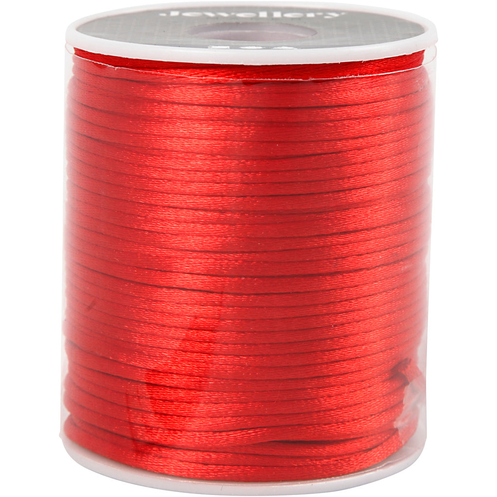 Creativ Company - Creativ Company Https://www.cchobby.nl/satijnkoord-dikte-2-mm-rood-50-m-1-rol