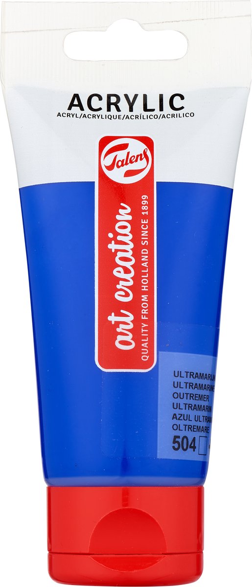 Talens Art Creation - Talens Art Creation acrylverf tube van 75 ml utlramarijn (504)