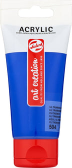 Talens Art Creation - Talens Art Creation acrylverf tube van 75 ml utlramarijn (504)