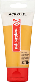 Talens art creation acrylverf tube van 75 ml, gele oker (227)