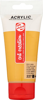 Talens art creation acrylverf tube van 75 ml, gele oker (227)