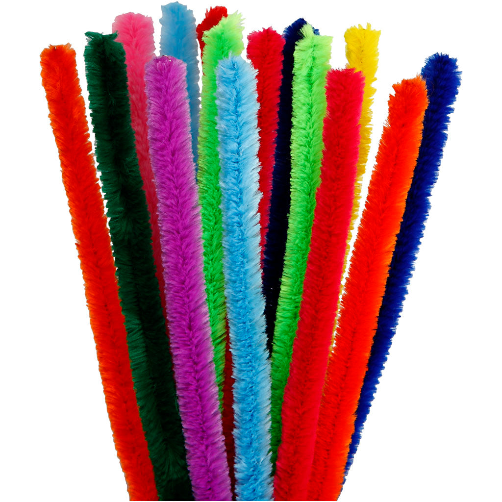 Creativ Company - Creativ Company Https://www.cchobby.nl/chenille-l-30-cm-dikte-15-mm-diverse-kleuren-15-div-1-doos
