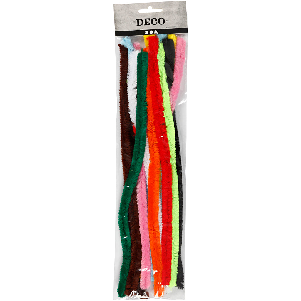Creativ Company - Creativ Company Https://www.cchobby.nl/chenille-l-30-cm-dikte-15-mm-diverse-kleuren-15-div-1-doos