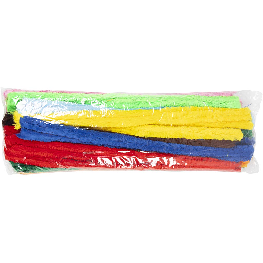 Creativ Company - Creativ Company Https://www.cchobby.nl/chenille-grote-l-45-cm-dikte-25-mm-diverse-kleuren-60-div-1-doos