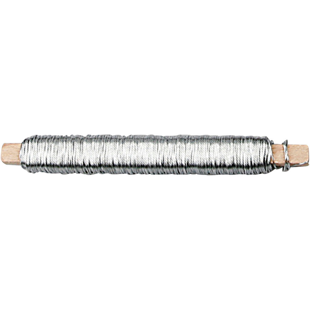 Creativ Company - Creativ Company Https://www.cchobby.nl/bloemendraad-dikte-0-6-mm-zilver-50-m-1-rol