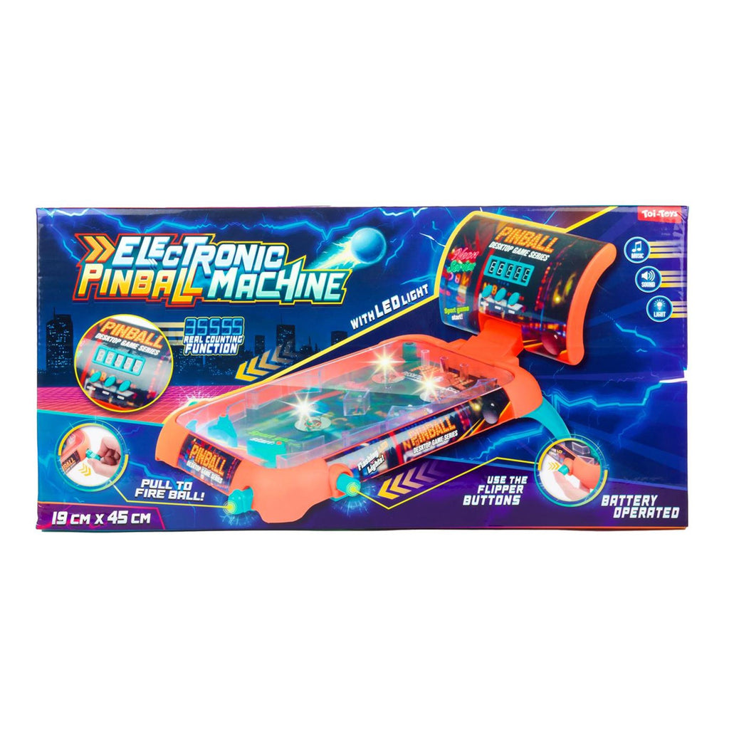 Toi-Toys - Toi-Toys Elektronische flipperkast neon 43cm +l-g