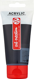 Talens - Talens art creation acrylverf tube 75ml ivoorzwart 701
