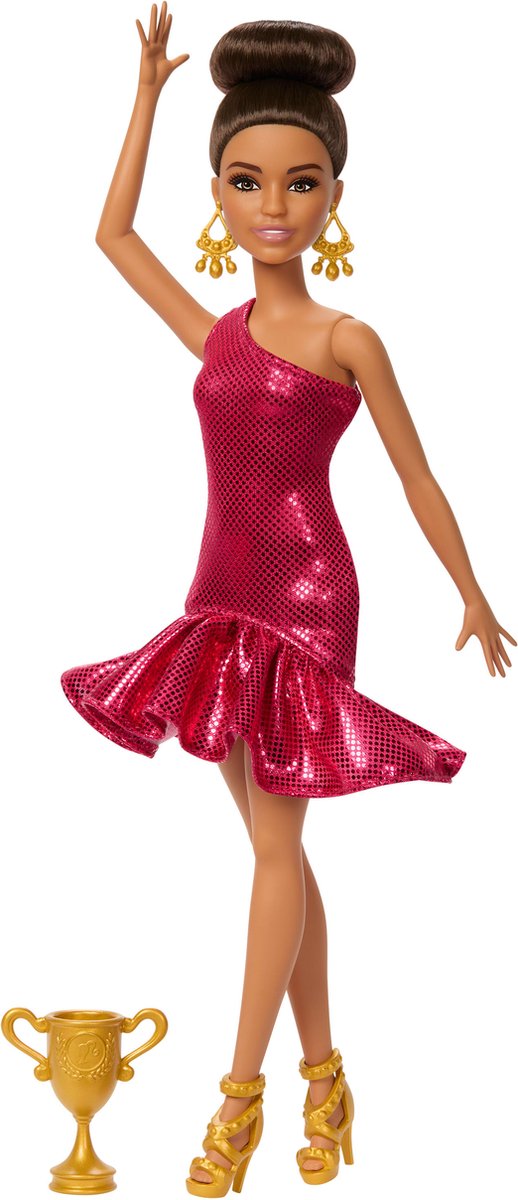 Barbie ballroom dancer met accessoires
