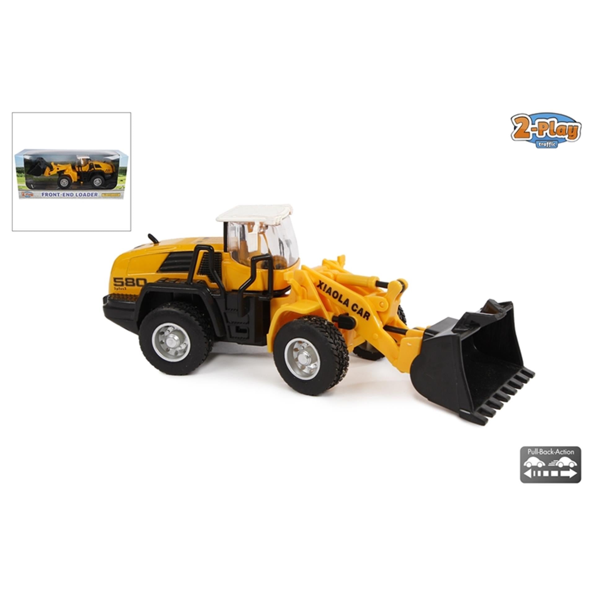 2-play shovel die cast pull back 16cm