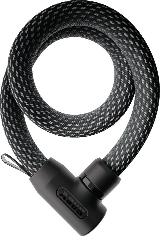 ABUS - ABUS Fietsslot textiel-kettingslot - yarnit™ 4004k - security level 7 - zwart - 110 cm - geschikt voor elektrische fietsen en stadsfietsen - lichtgewicht - slechts 088 kg