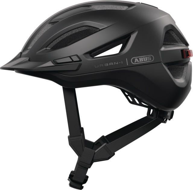 ABUS - ABUS Fietshelm urban-i 4.0 ace velvet black s - 51-55 cm - zwart - geschikt voor gebruik op elektrische fietsen - stadsfietsen - 260 g
