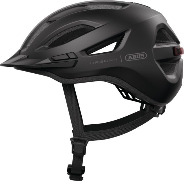 ABUS - ABUS Fietshelm urban-i 4.0 velvet black l - 57-61 cm - zwart - geschikt voor gebruik op elektrische fietsen - stadsfietsen - 290 g