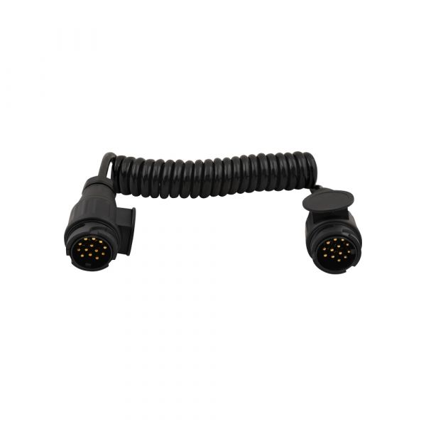 Trailergear spiraalkabel 13p. stekker