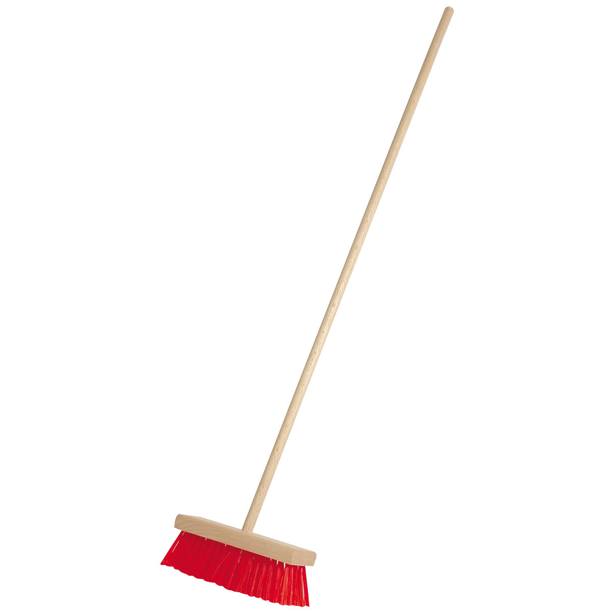 Goki - kinderborstel 65 cm rood