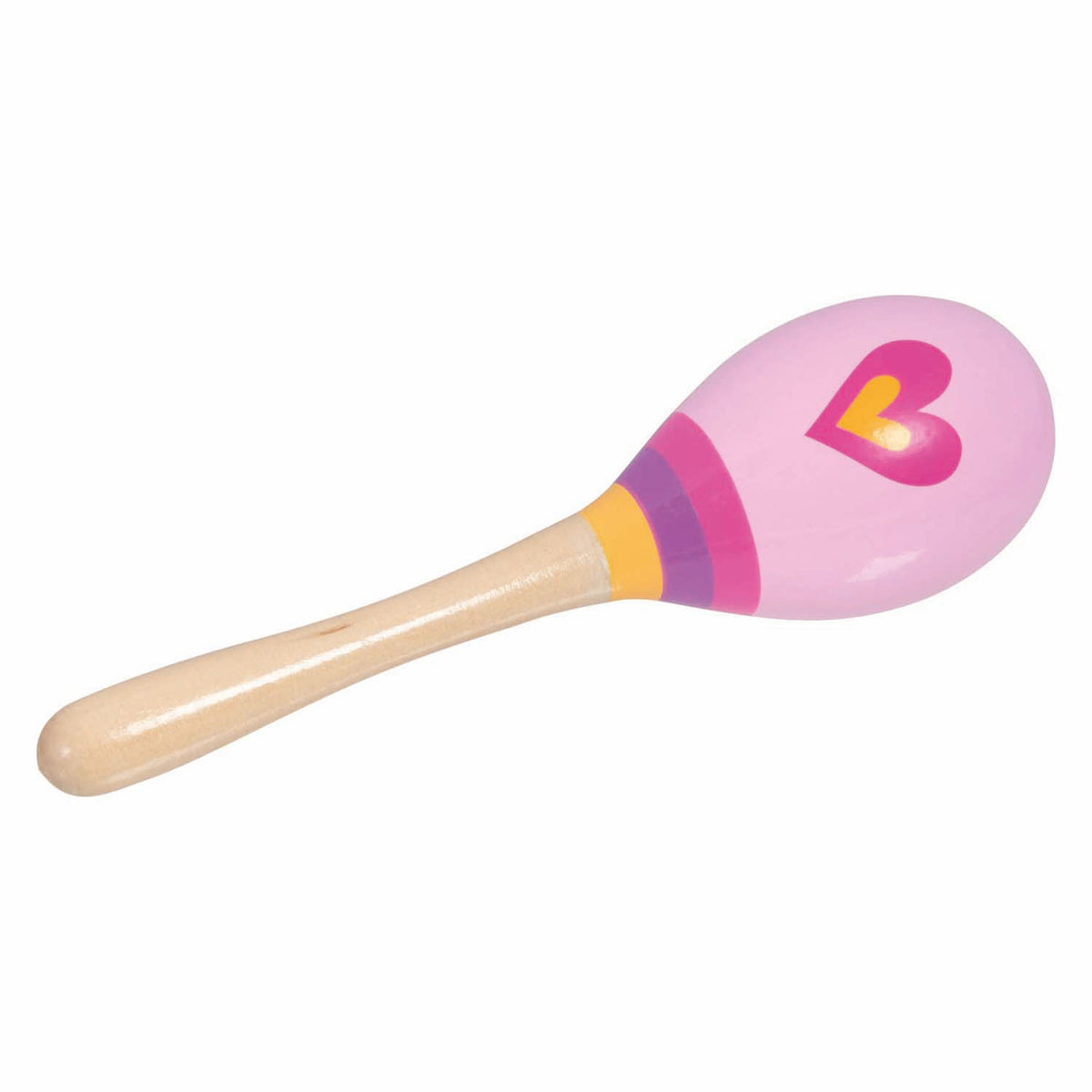 Goki - houten maracas hart